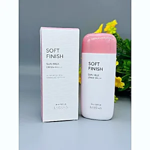 missha soft finish sun milk spf 50+ pa+++ 70ml